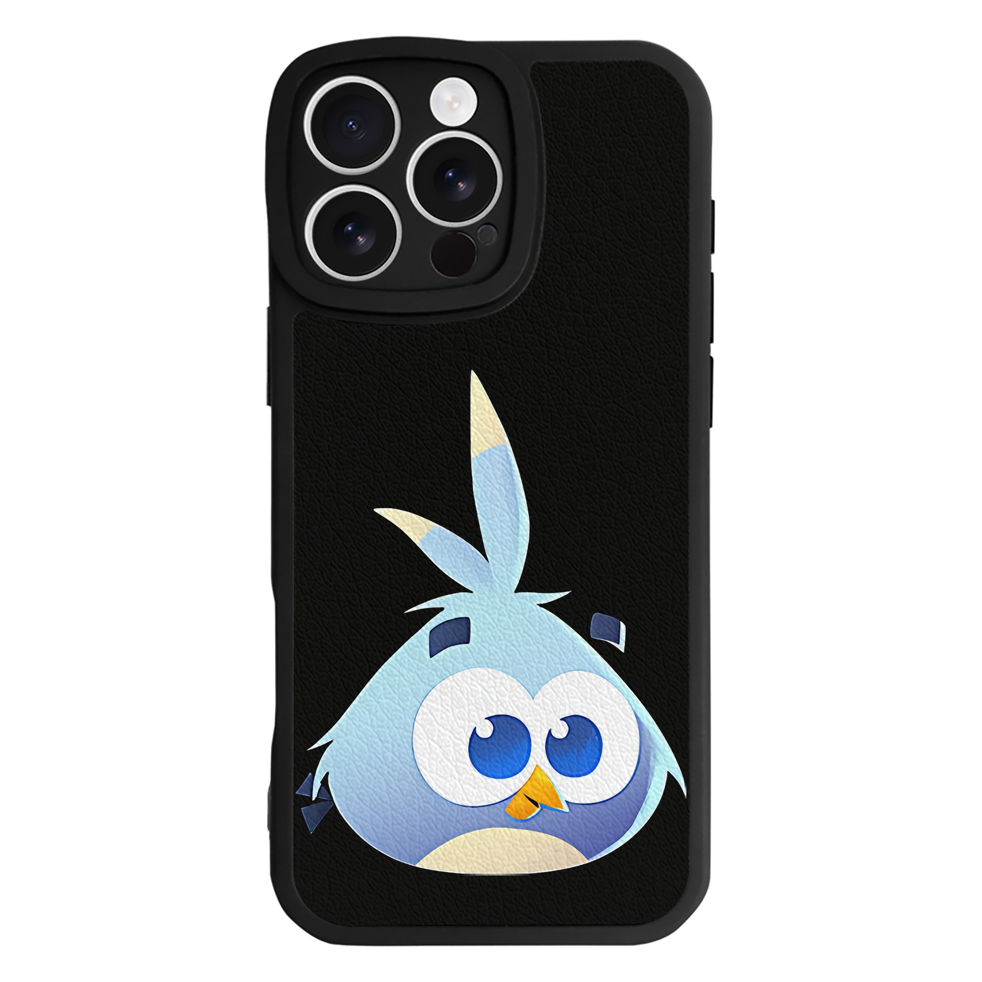 （画像用） Angry Birds アングリーバード 【iPhone 16シリーズ対応】シリコンスマホケース（レザー調） 材質：シリコン